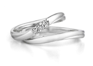 札幌いちおしのブランド・ダイヤモンドシライシの結婚指輪例